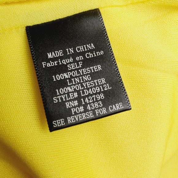 LuLu's Mod Maven Yellow Swing Dress size S - Picture 11 of 12